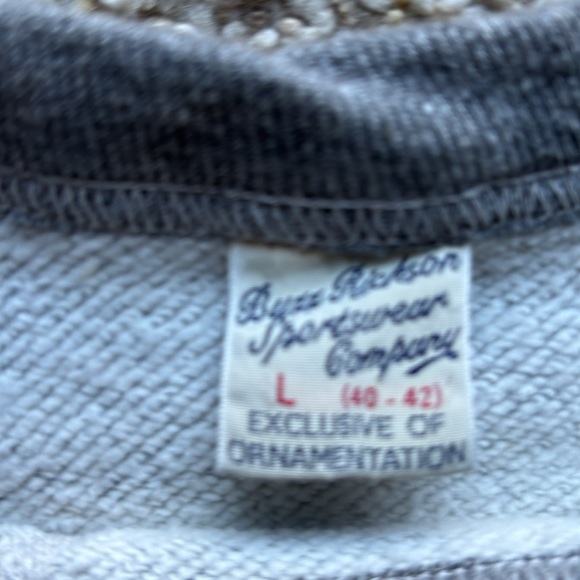 NEW Buzz Rickson Sportswear Crewneck Sweatshirt US Army Cartoon 60’s MIJapan L - Picture 5 of 16